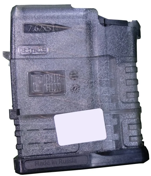 Магазин Сайга-308 Прозрачный Mag SG762 25-10/Tr Pufgun